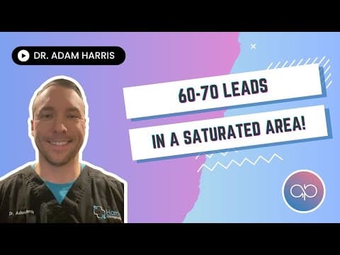 60–70 leads in month one in a saturated area